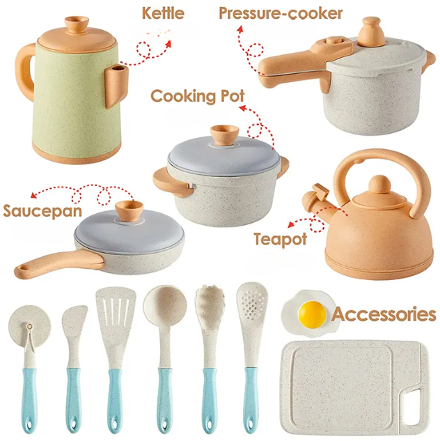 Bộ đồ chơi nấu ăn nhà bếp DCNALB21 Dochoikinhbac Giải trí hấp dẫn cho trẻ em
