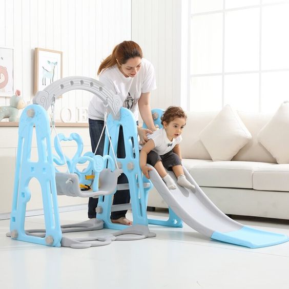 cầu trượt xích đu