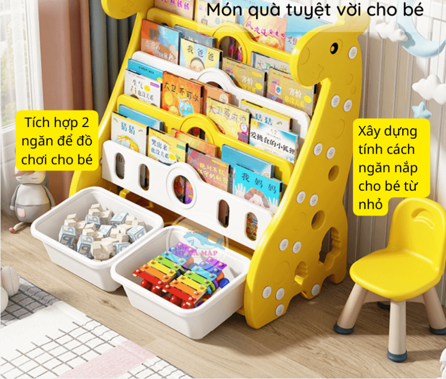 Giá sách nhựa