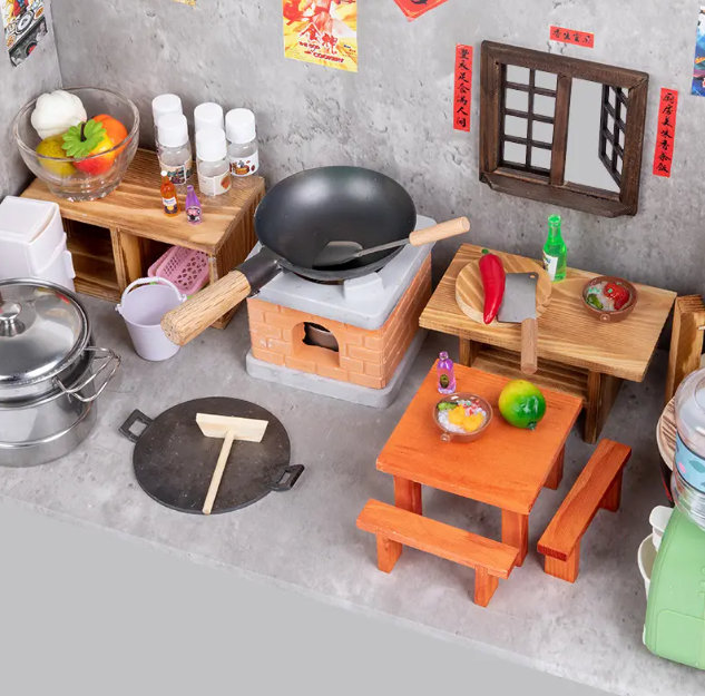 Bộ đồ chơi nấu ăn nhà bếp DCNALB18 Dochoikinhbac Giải trí hấp dẫn cho trẻ em