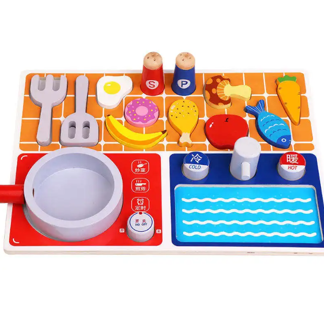 Bộ đồ chơi nấu ăn nhà bếp DCNALB24 Dochoikinhbac Giải trí hấp dẫn cho trẻ em