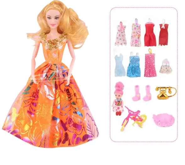 Đồ chơi búp bê trẻ em DCBB04 Dochoikinhbac Trò chơi giải trí hấp dẫn cho bé