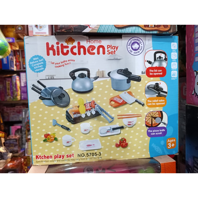 Bộ nấu ăn nhựa đen