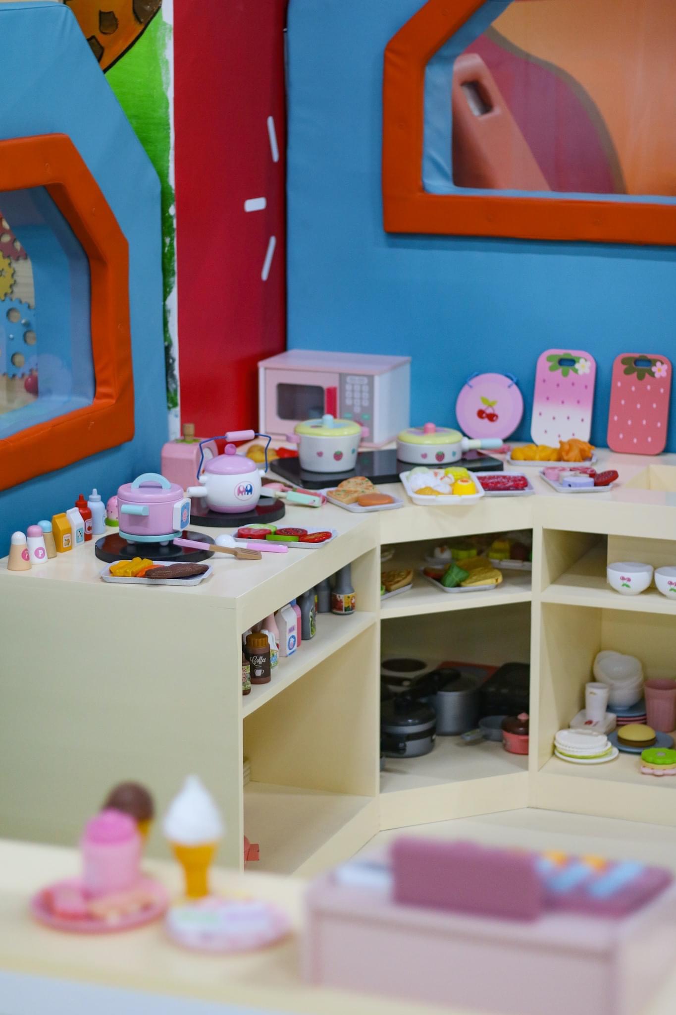 Bộ nấu ăn nhà bếp bằng gỗ