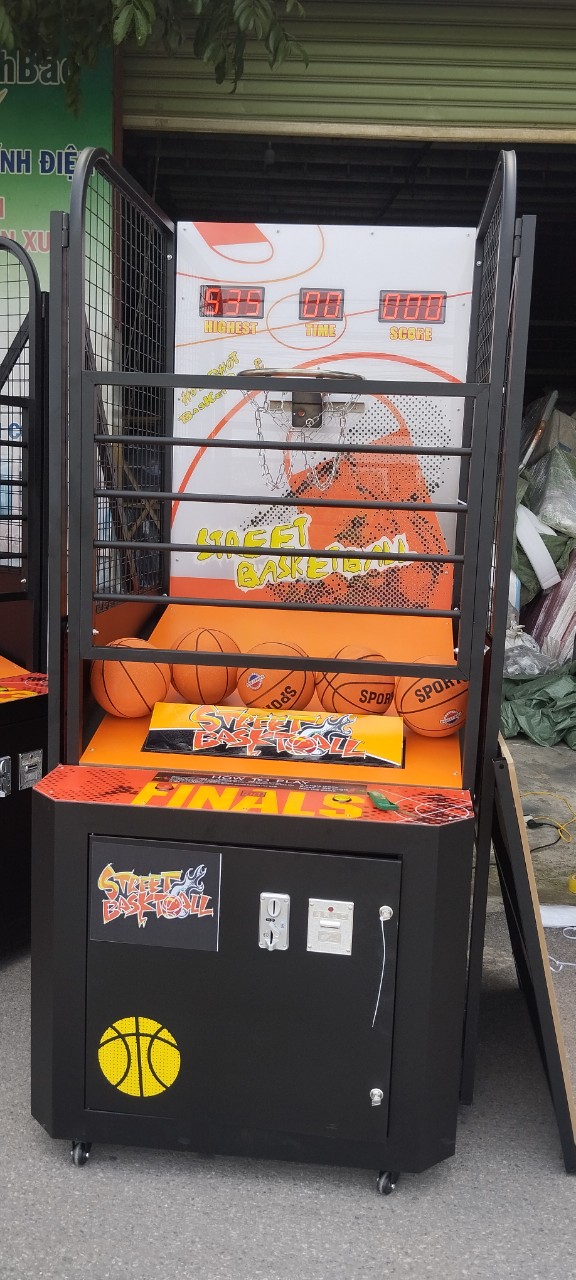 máy ném bóng rổ