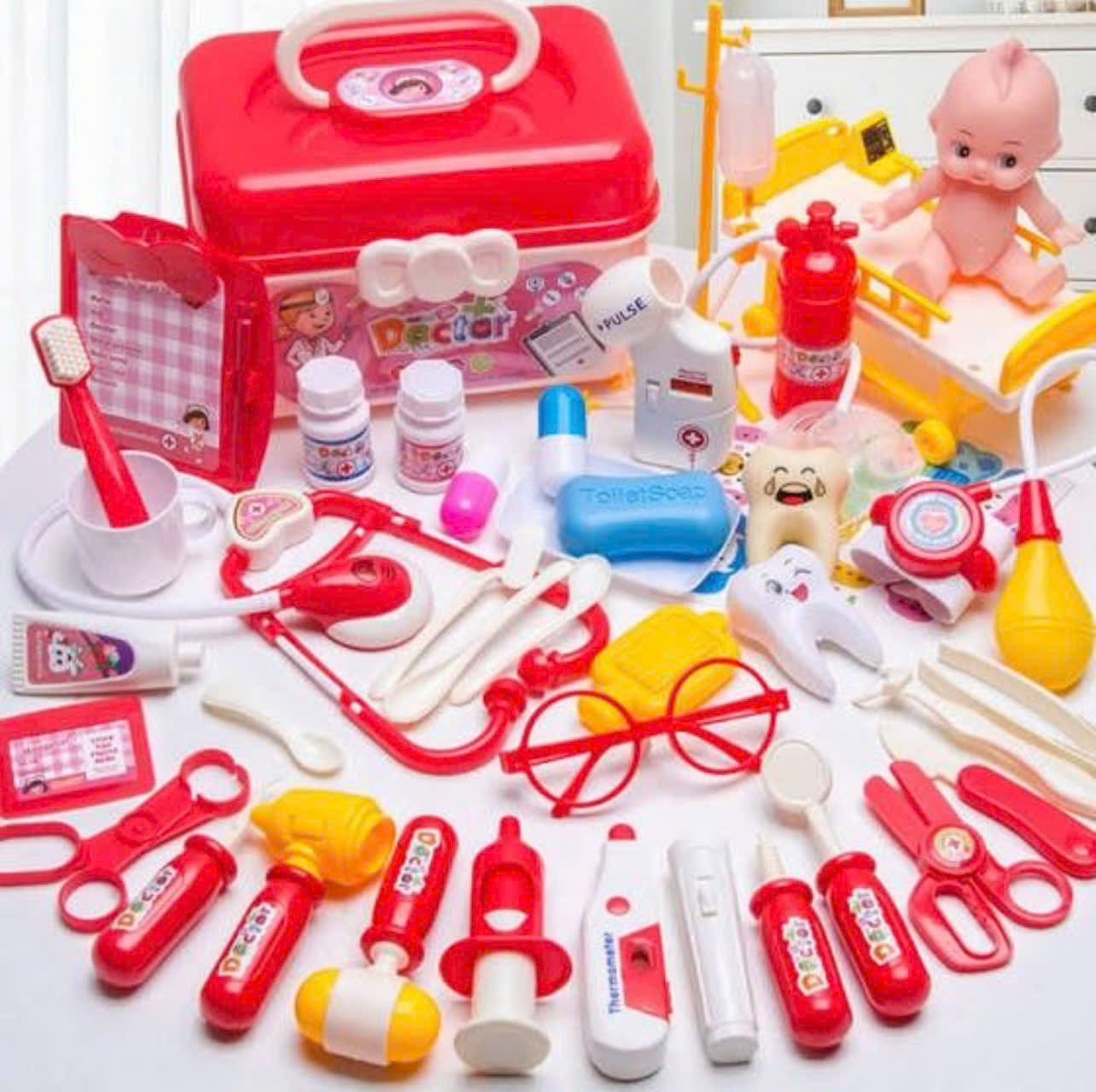 Bộ Đồ chơi bác sỹ DCBSKB08 Dochoikinhbac Giải trí hấp dẫn dành cho trẻ em