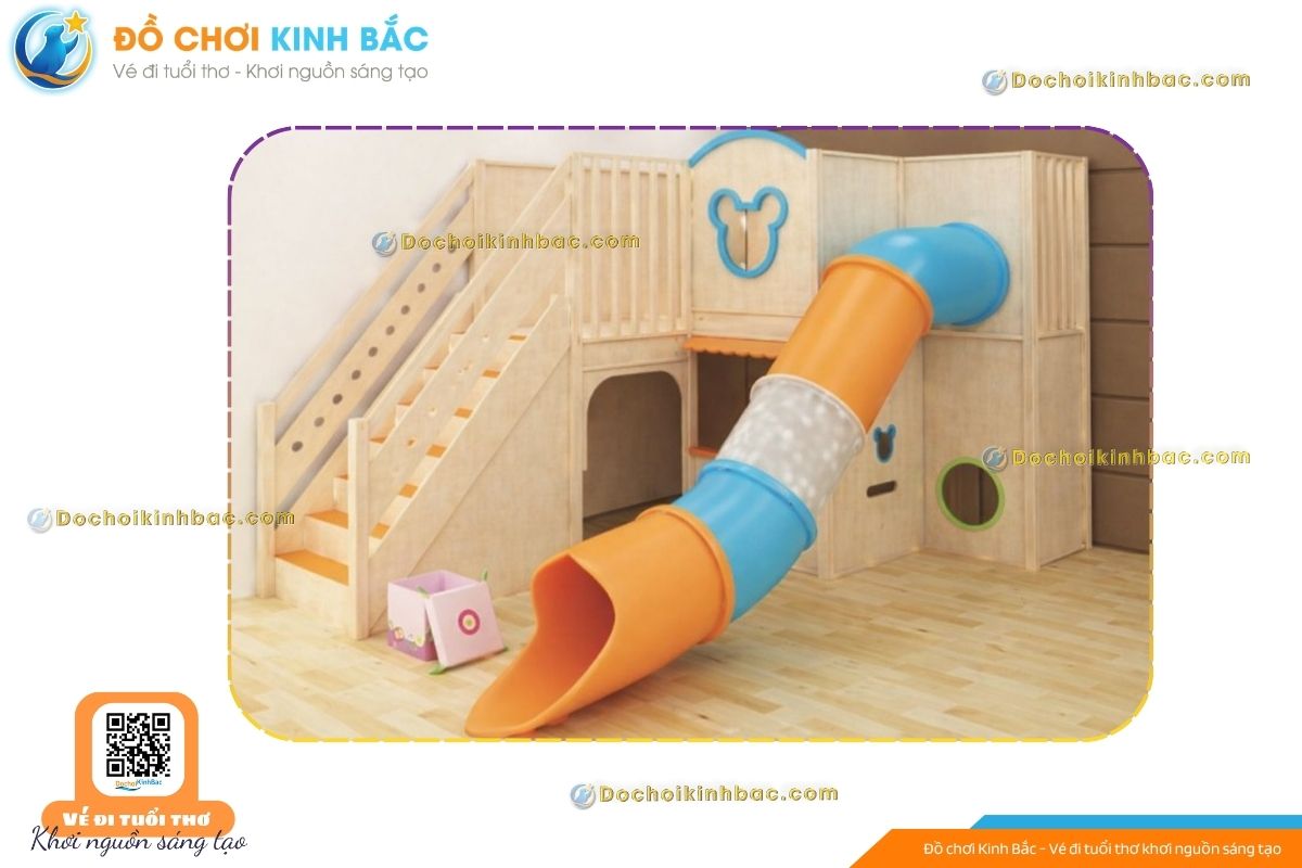 Bộ Đồ Chơi Vận Động Khung Gỗ Leo Trèo Trong Nhà Cho Bé Từ 2–10 Tuổi