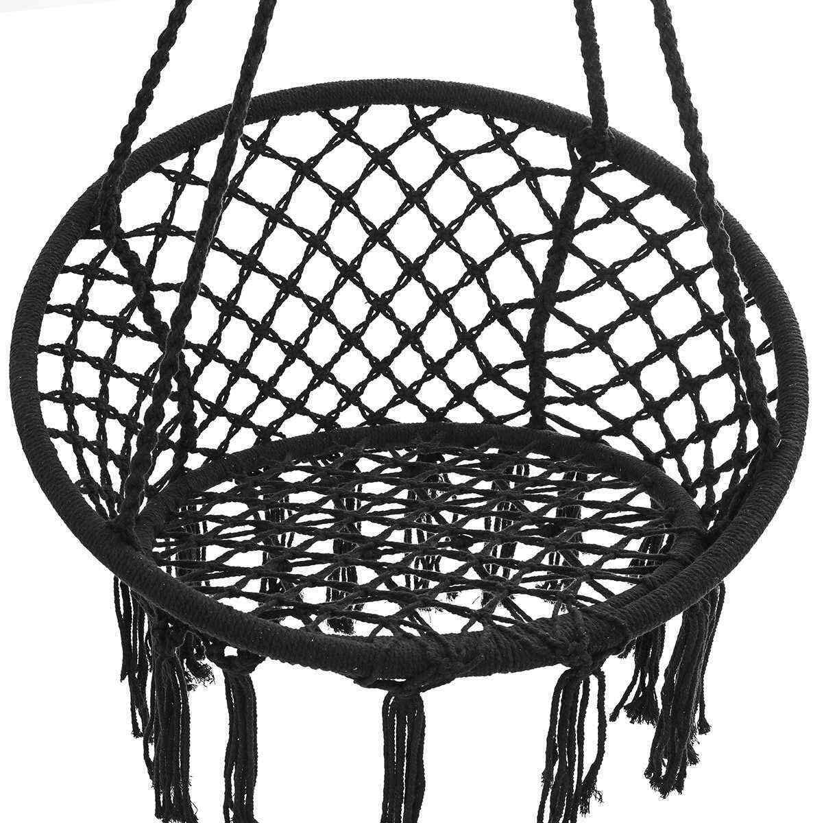 Xích đu Swing cotton màu đen