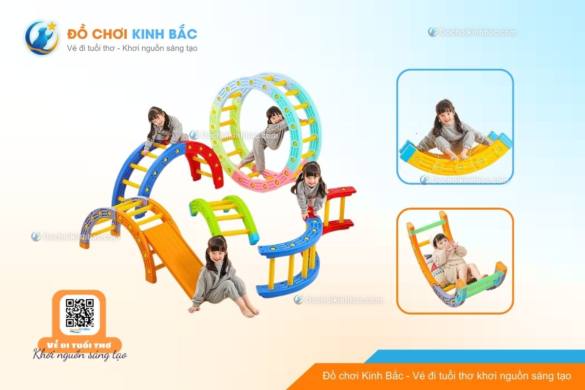 Bộ Vận Động Mềm  – Thỏa Sức Sáng Tạo & Leo Trèo Cho Bé