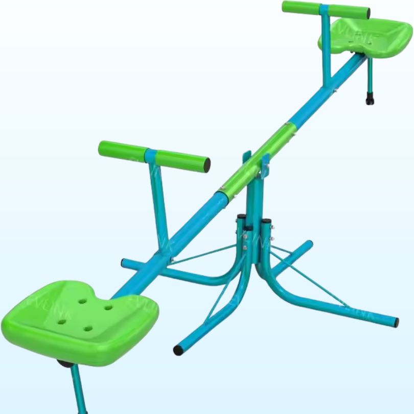 Bập Bênh Xoay 2 Chỗ BBKB07 – Nhỏ Gọn, Siêu Linh Hoạt, Bé Chơi Cực Mê