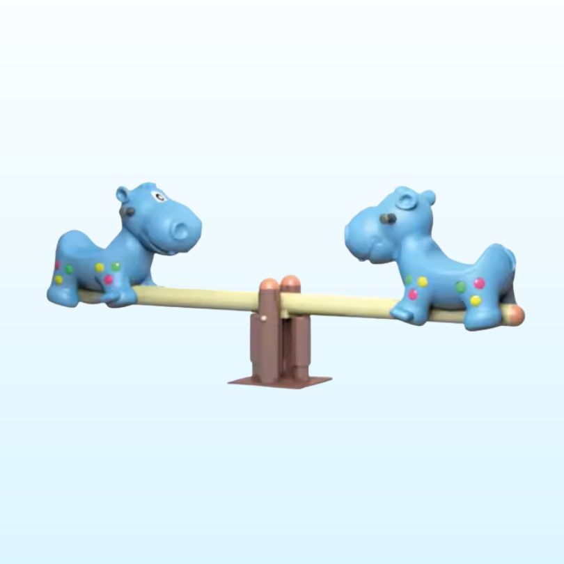 Bập Bênh Hình Hà Mã Mã BBKB02 – Thiết Kế Ngộ Nghĩnh, Bền Bỉ, An Toàn