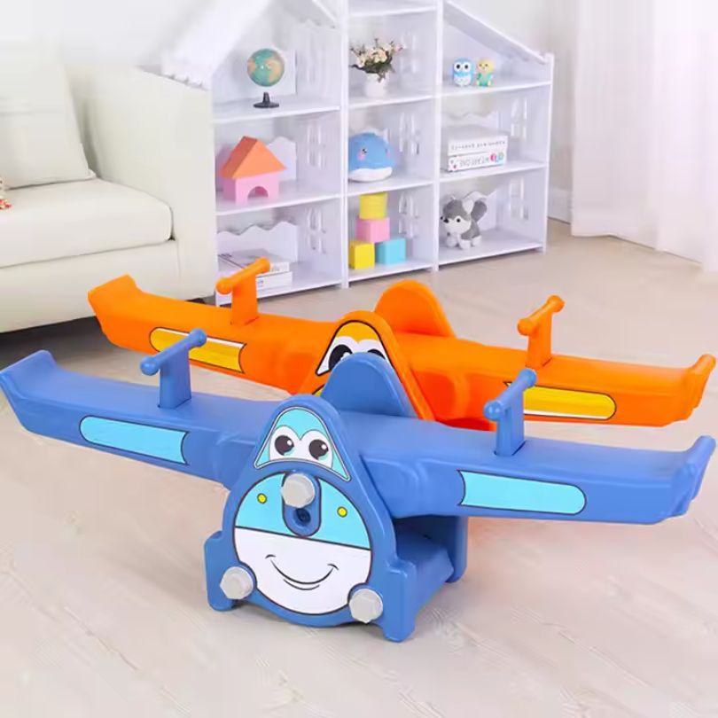 Bập Bênh Máy Bay BBKB08 – Bập Bênh Trong Nhà Cho Bé