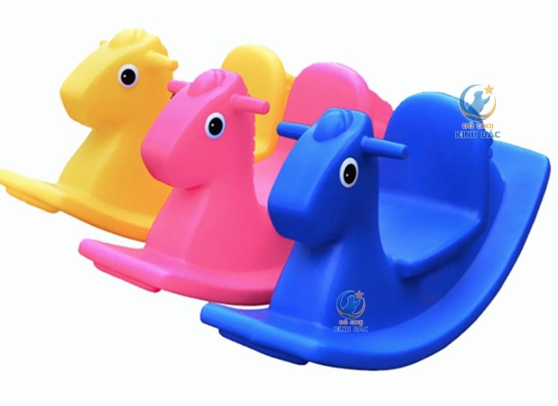 Bập Bênh Đơn Con Ngựa BBKB15 Dochoikinhbac – Đồ Chơi Vận Động An Toàn Cho Bé