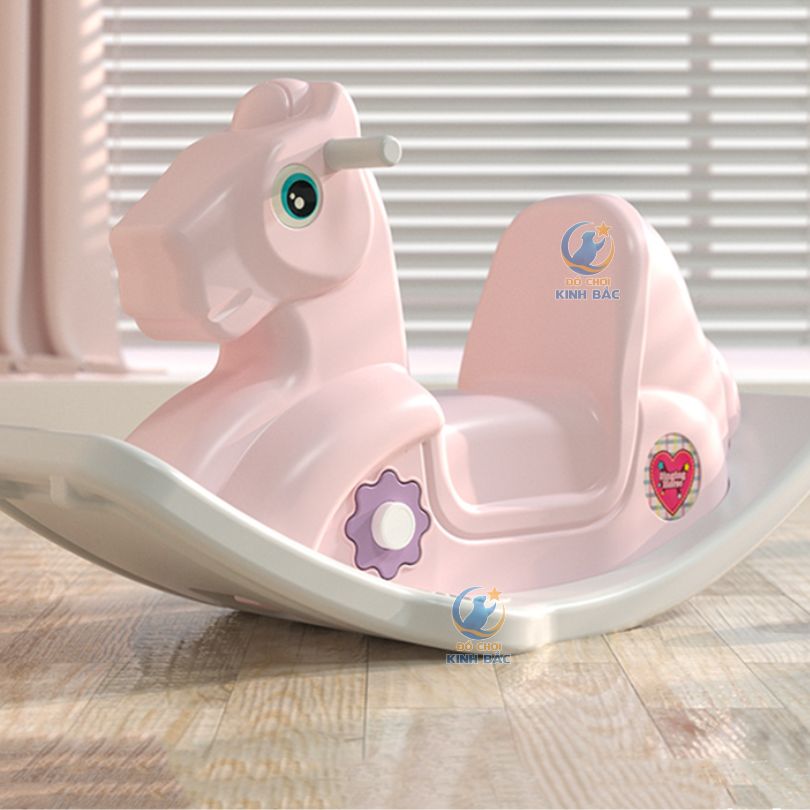 Bập Bênh Đơn Ngựa Nhiều Màu BBKB16 Dochoikinhbac – Thiết Kế Mềm Mại, An Toàn Cho Trẻ