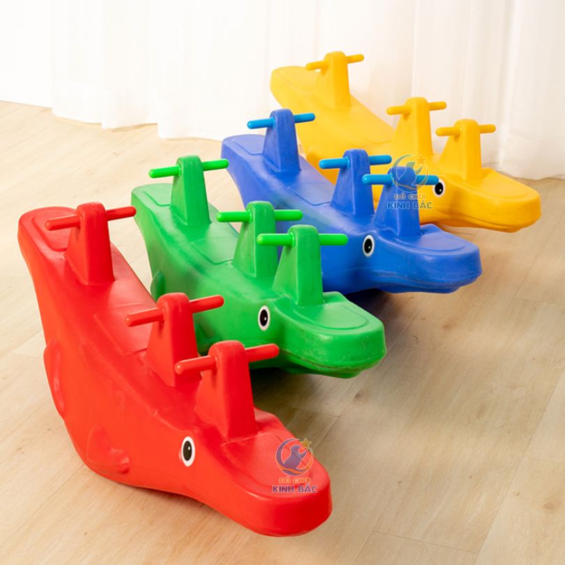 Bập Bênh Đơn Cá Sấu BBKB27 Dochoikinhbac – Thiết Kế Ngộ Nghĩnh Cho Bé