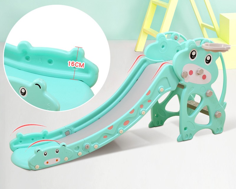 Bộ Cầu trượt hổ con cho bé KBCCD05 Nhập khẩu Nhựa HDPE Chất lượng công nghệ châu âu