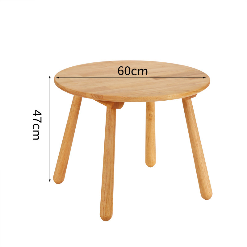 Bàn gỗ mầm non KBBGMN05 hình tròn chất gỗ tự nhiên cao cấp cho bé