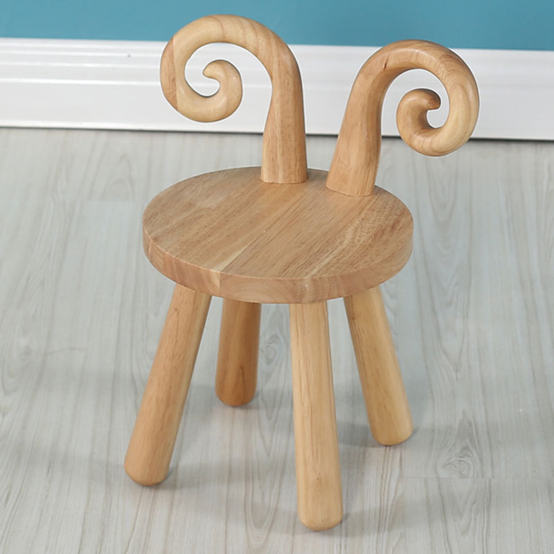 Ghế gỗ mầm non sừng cừu KBGGT16 Sản phẩm ghế gỗ tự nhiên cao cấp được các bé yêu thích.
