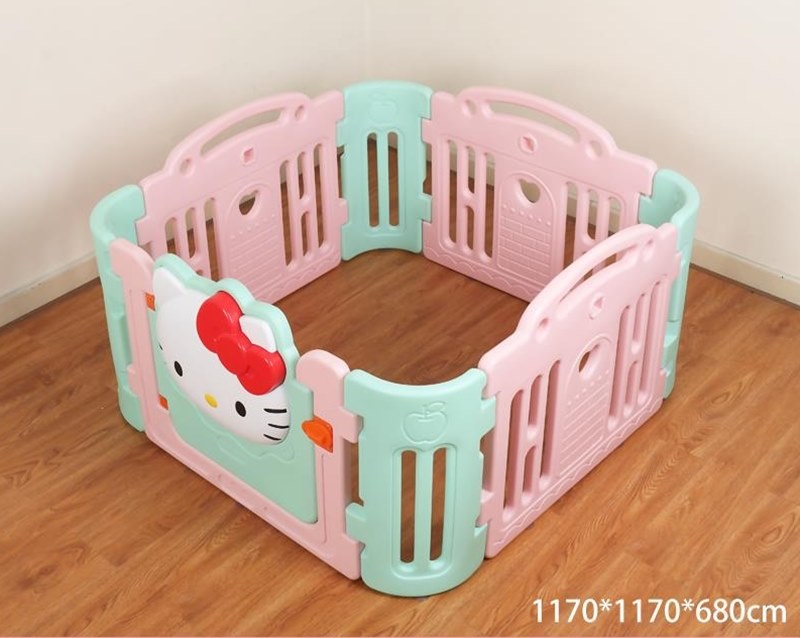 Khung Quây bóng Size 117x117x68 Cm Mầu hồng Mèo Kitty 2022