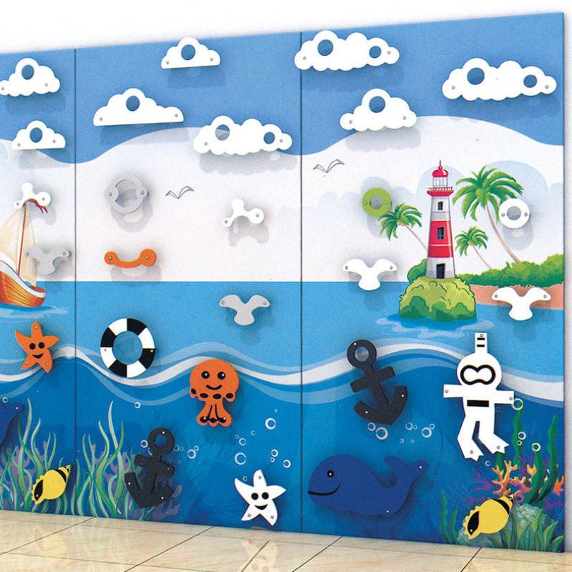 Tường Leo Núi Trẻ Em Đại Dương LNTE10 – Kích Thích Vận Động & Tư Duy Sáng Tạo