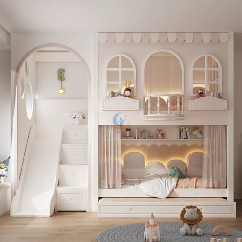 Phòng Chơi Tại Nhà Chủ Đề Biệt Thự PCTNKB15 – Không Gian Vui Chơi Sang Trọng Cho Bé