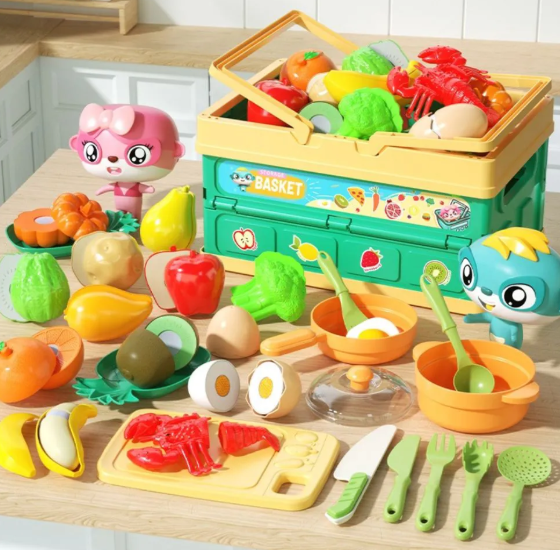 Bộ đồ chơi hoa quả market DCHQKB03 Dochoikinhbac Giải trí hấp dẫn dành cho trẻ em