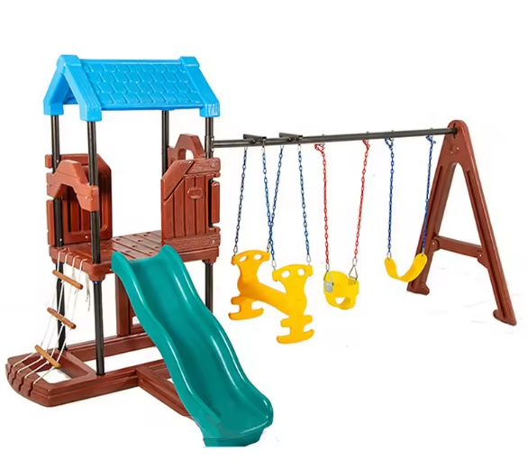 Cầu trượt xích đu nhựa cho bé CTXDN03_ Dochoikinhbac