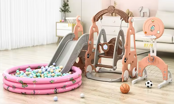 Cầu trượt xích đu nhựa cho bé CTXDN11_ Dochoikinhbac