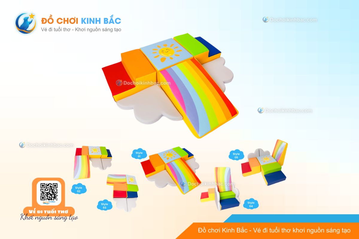 Bộ Vận Động Mềm  – Thỏa Sức Sáng Tạo & Leo Trèo Cho Bé