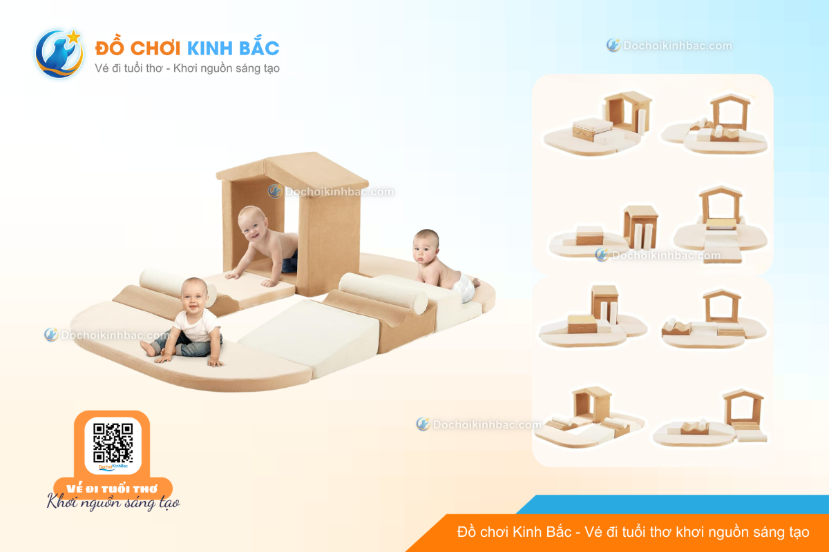 Bộ Vận Động Mềm  – Thỏa Sức Sáng Tạo & Leo Trèo Cho Bé