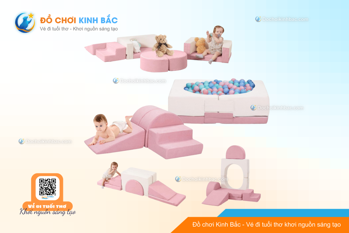 Bộ Vận Động Mềm  – Thỏa Sức Sáng Tạo & Leo Trèo Cho Bé
