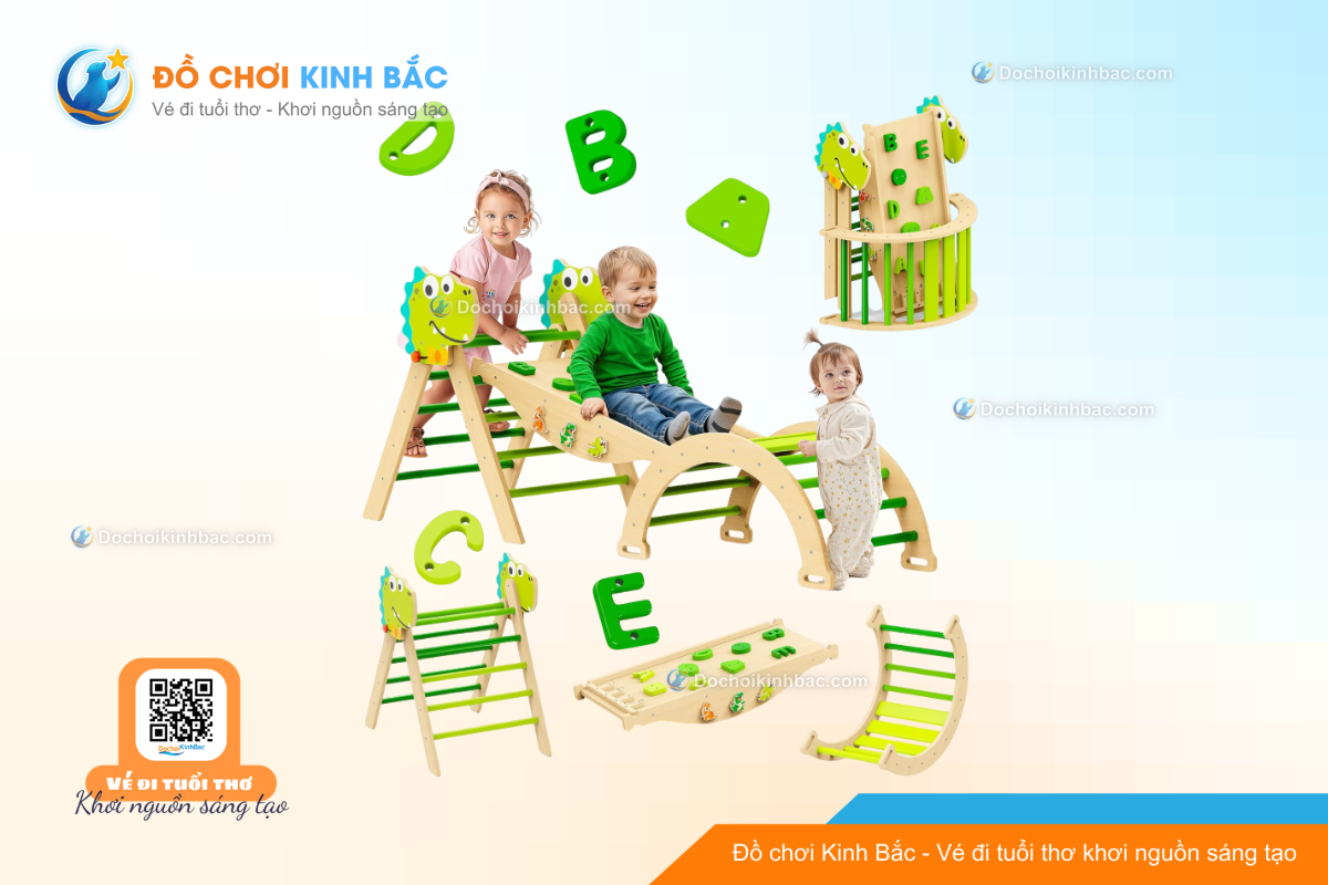 Bộ Vận Động Mềm  – Thỏa Sức Sáng Tạo & Leo Trèo Cho Bé