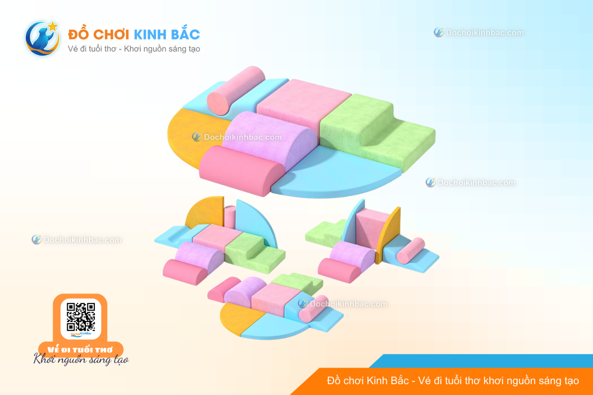 Bộ Vận Động Mềm  – Thỏa Sức Sáng Tạo & Leo Trèo Cho Bé