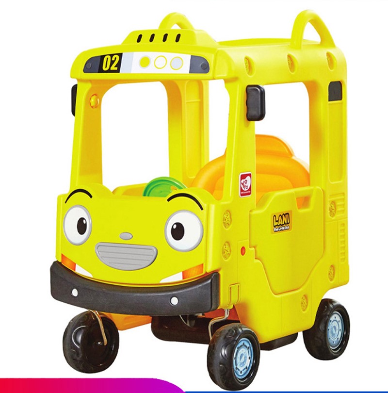 Xe Tayo bus chòi chân Size 93.5x 74.5 x 51Cm KBXTCB01 Bằng nhựa HDPE cao ấp cho bé