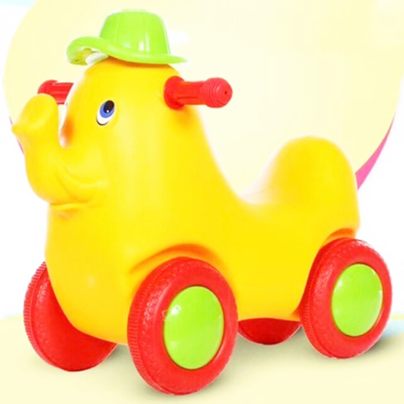 Xe chòi chân voi con KBCMN05 bằng nhựa nhập khẩu chính hãng cho bé vui chơi