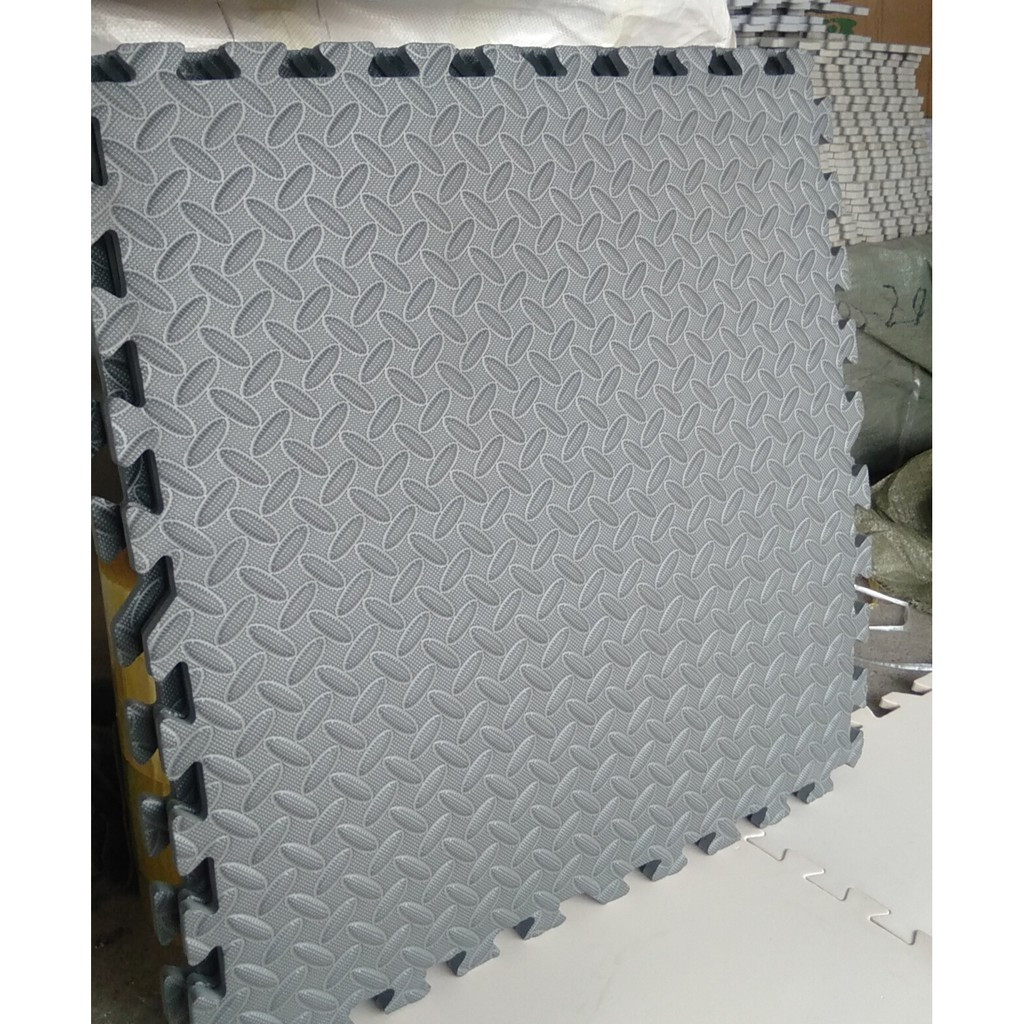 XỐP TRẢI SÀN 2D MÀU GHI - ĐEN  NHÀ LIÊN HOÀN