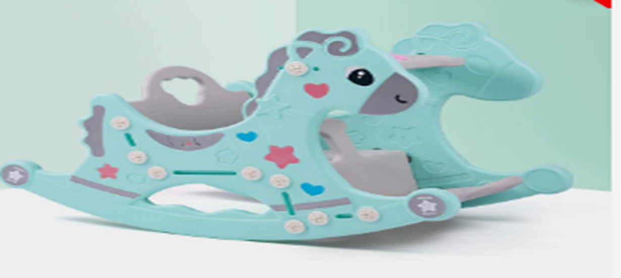 Bấp bênh ngựa đôi TKCBB9-2 - Sản phẩm Bấp bênh đa năng mới độc đáo an toàn cho bé