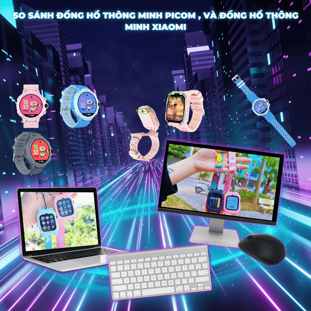 So sánh đồng hồ thông minh Picom và đồng hồ thông minh Xiaomi