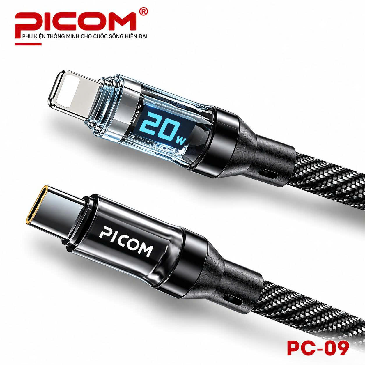 CÁP SẠC NHANH PICOM PC-09 – 20W