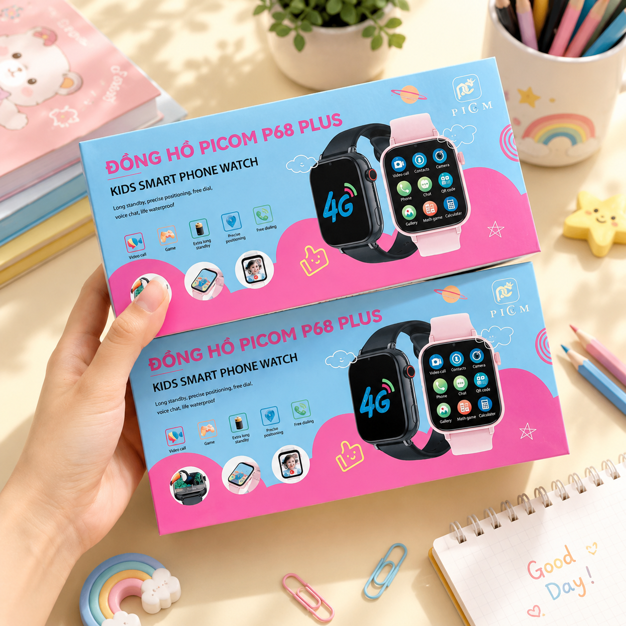 Đồng Hồ Thông Minh Trẻ Em Picom P68 Plus
