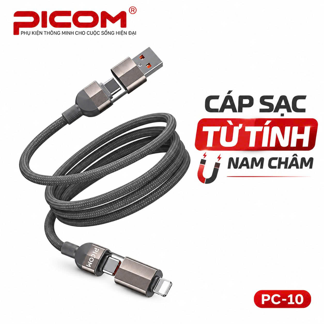 CÁP SẠC NHANH PICOM PC-10 – 240W