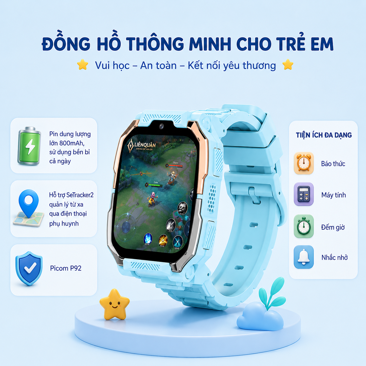 Đồng Hồ Thông Minh PICOM P92 Ultra
