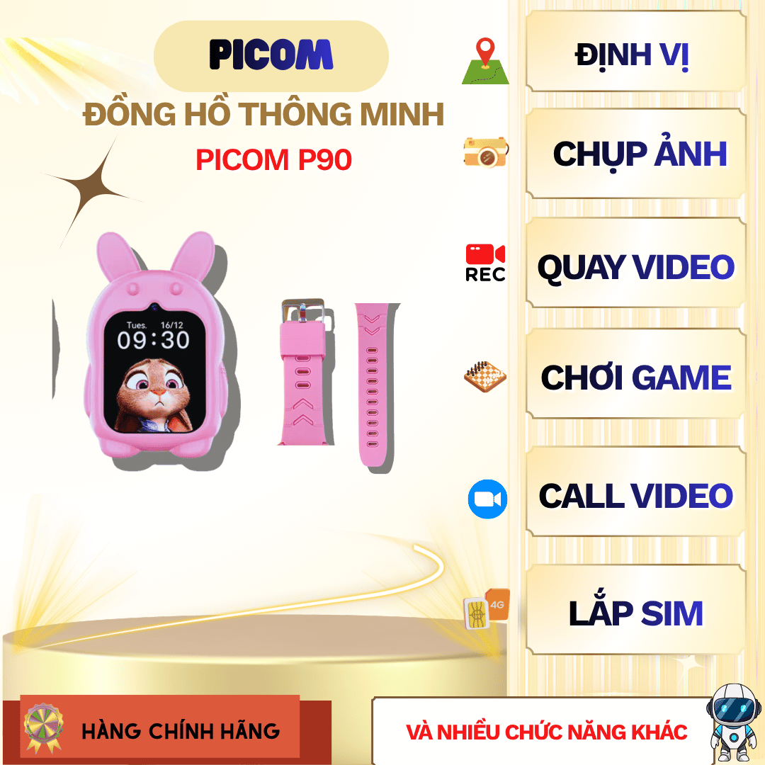 Đồng Hồ Thông Minh Trẻ Em Picom P90