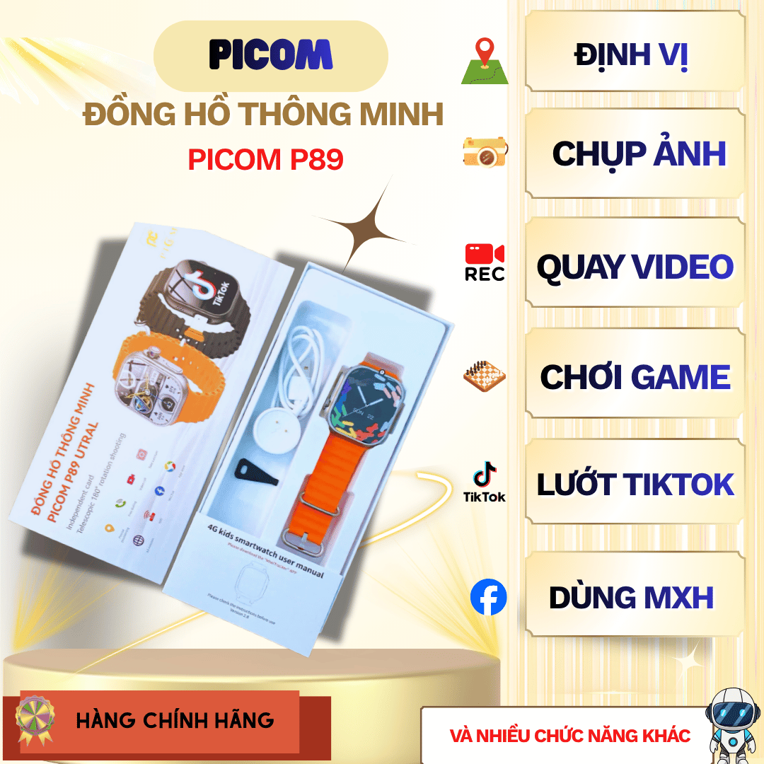 Đồng Hồ Thông Minh PICOM P89 Ultra