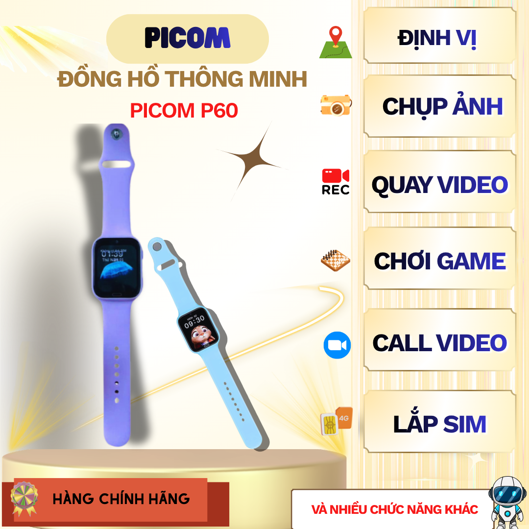 Đồng Hồ Thông Minh PICOM P60