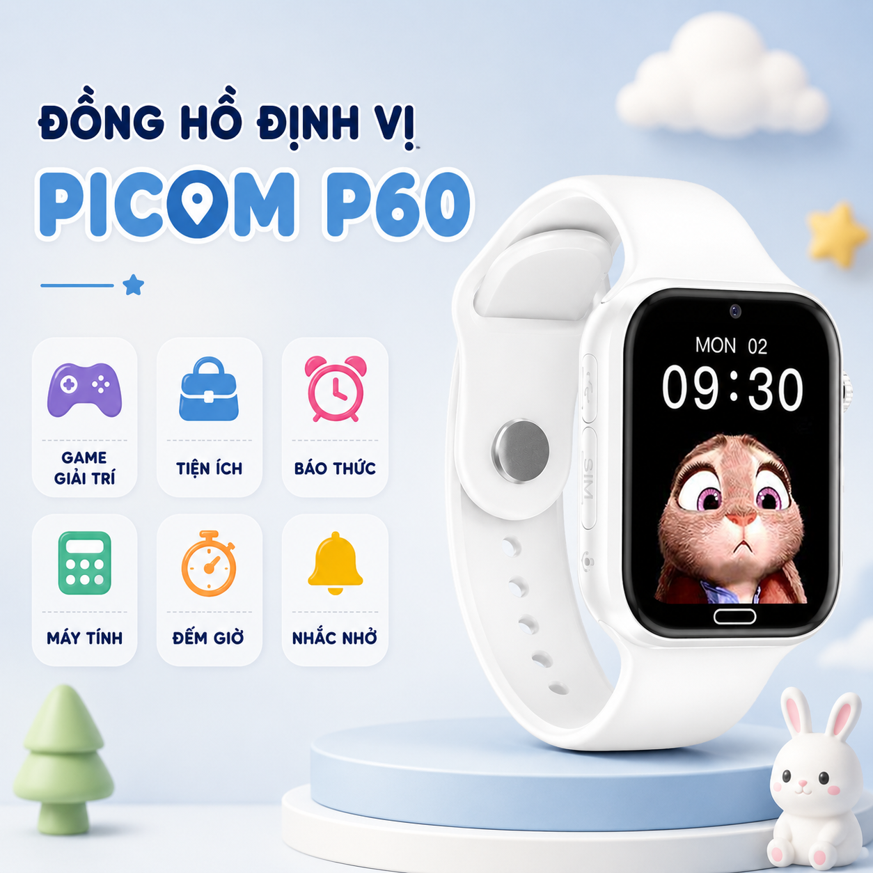 Đồng Hồ Thông Minh PICOM P60