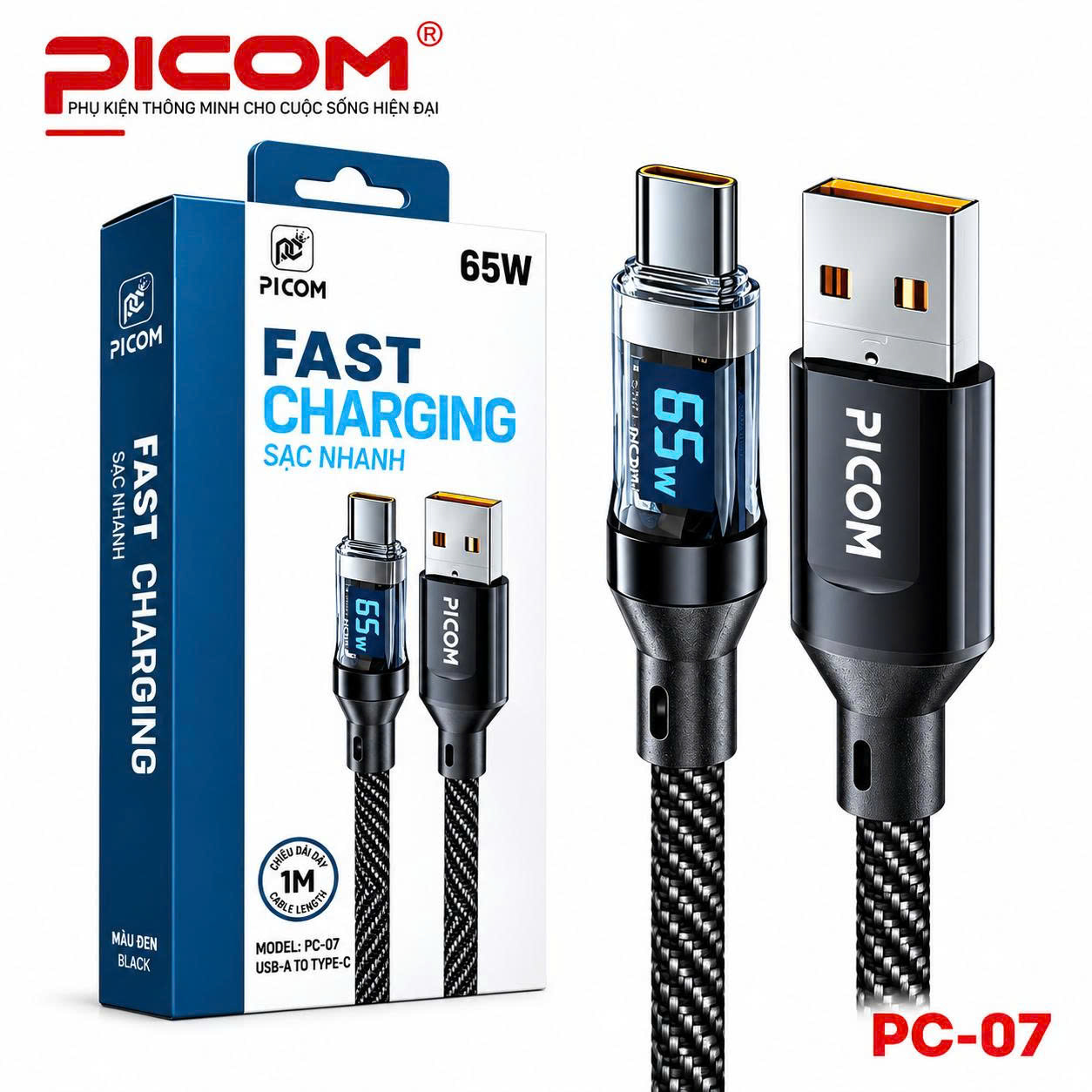 CÁP SẠC NHANH PICOM PC-07