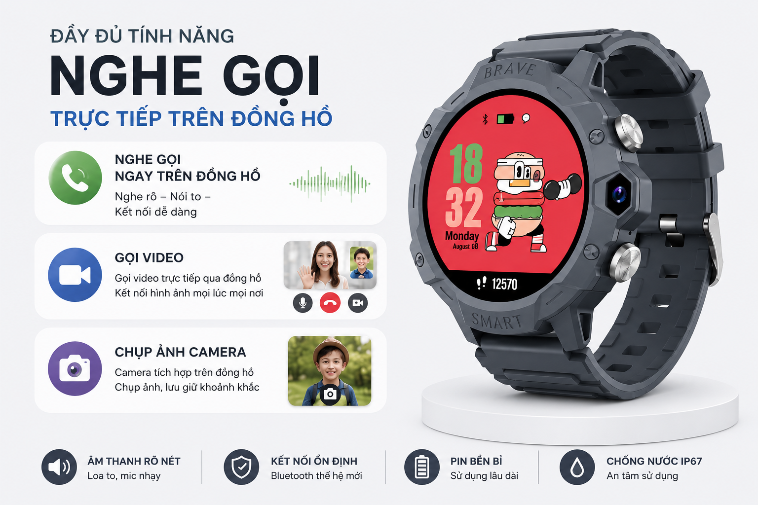 ĐỒNG HỒ THÔNG MINH TRẺ EM PICOM P93
