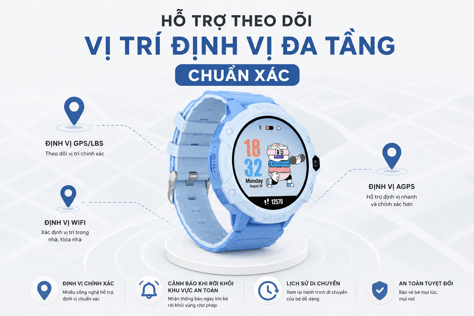 ĐỒNG HỒ THÔNG MINH TRẺ EM PICOM P93