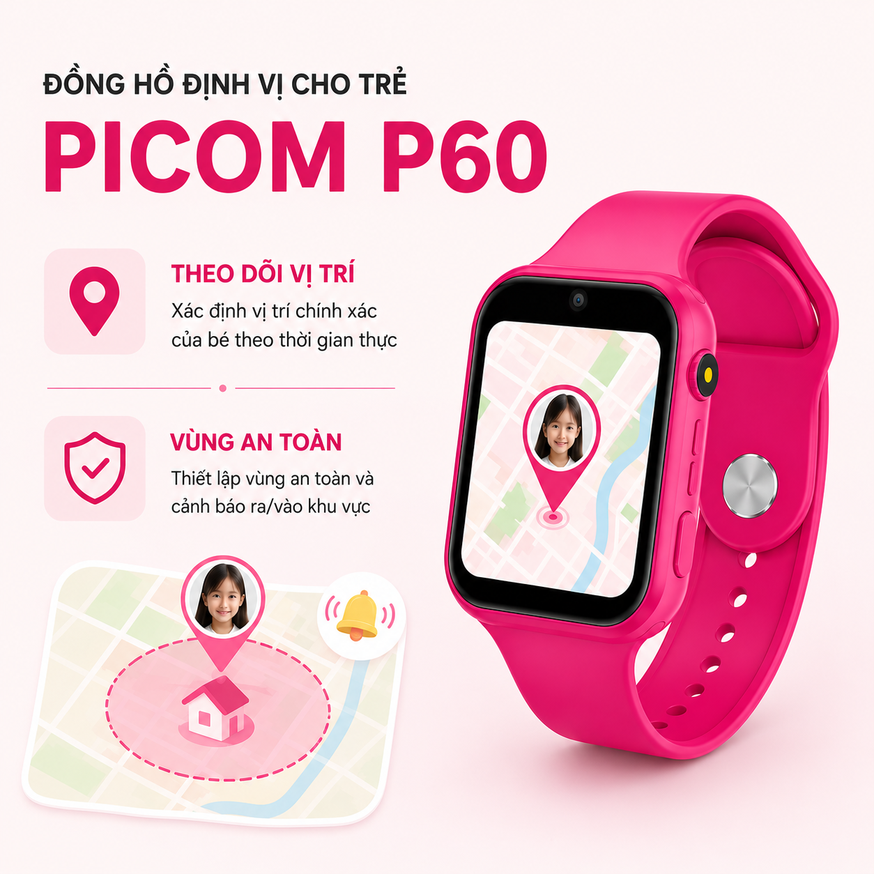 Đồng Hồ Thông Minh PICOM P60